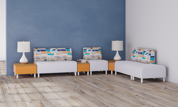 Assymble group configured for use along wall