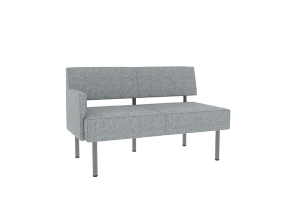 Two Seat Lounge Chair with Left Arm