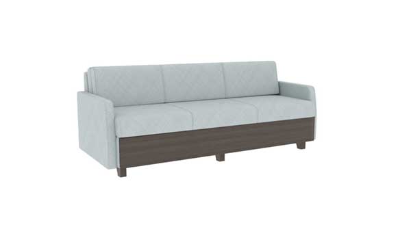 Sleep Sofa with Thermofoil Front, 3-Inch Wide Arm