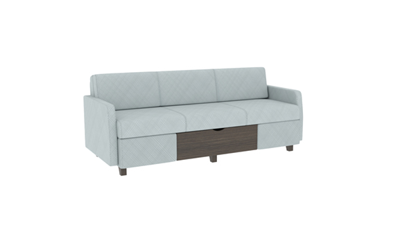 Sleep Sofa with Thermofoil Drawer