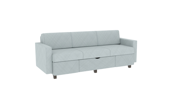 Sleep Sofa with Upholstered Drawer, 5