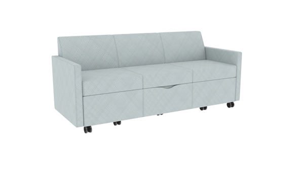 Pullout Sleep Sofa with Upholstered Front